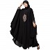 Black Irani Kaftan with embroidery work